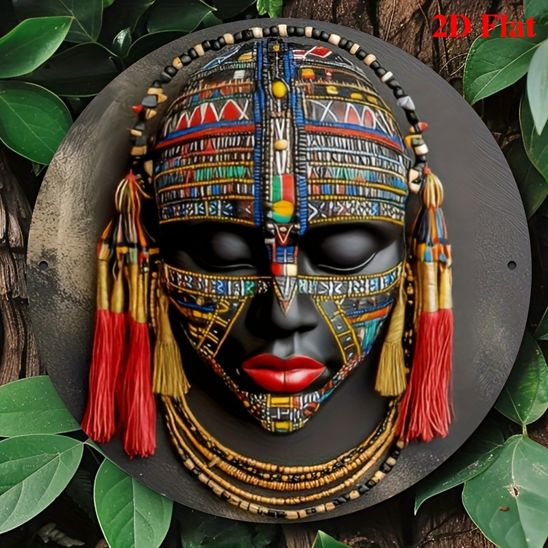 Art Craft Movement - Máscara tribal africana clásica elegante, arte