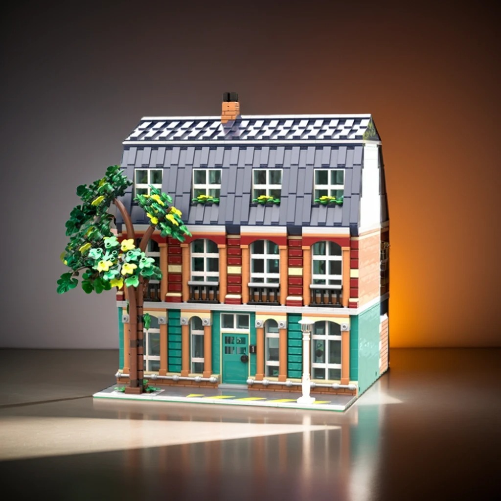 Art Craft Ideas For School - 3332 piezas MOC Edificios Modulares, Modelo