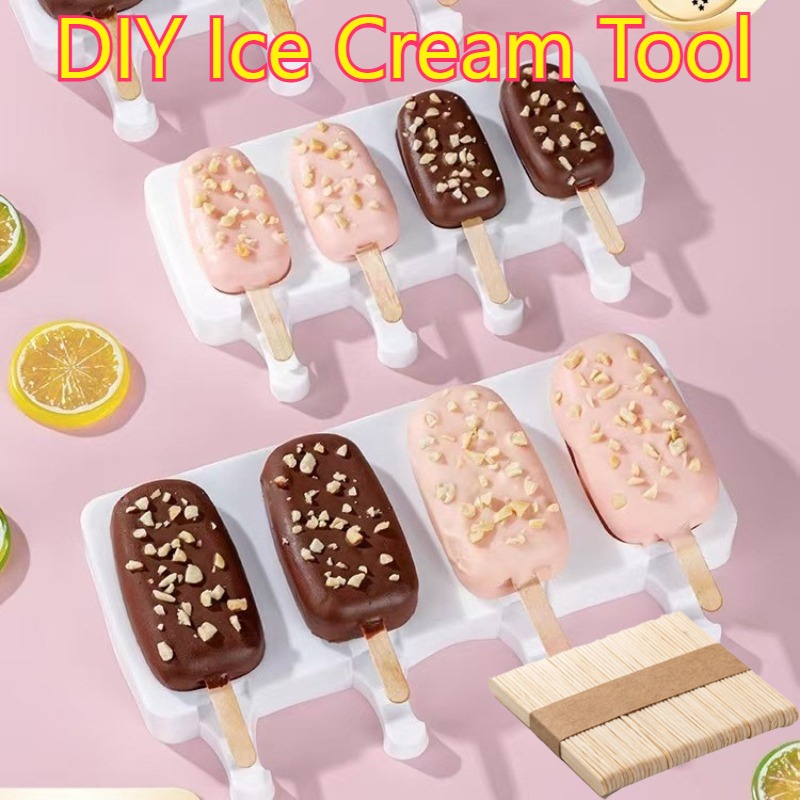 Art Craft With Ice Cream Stick - 50/100 palitos de madera para helado,