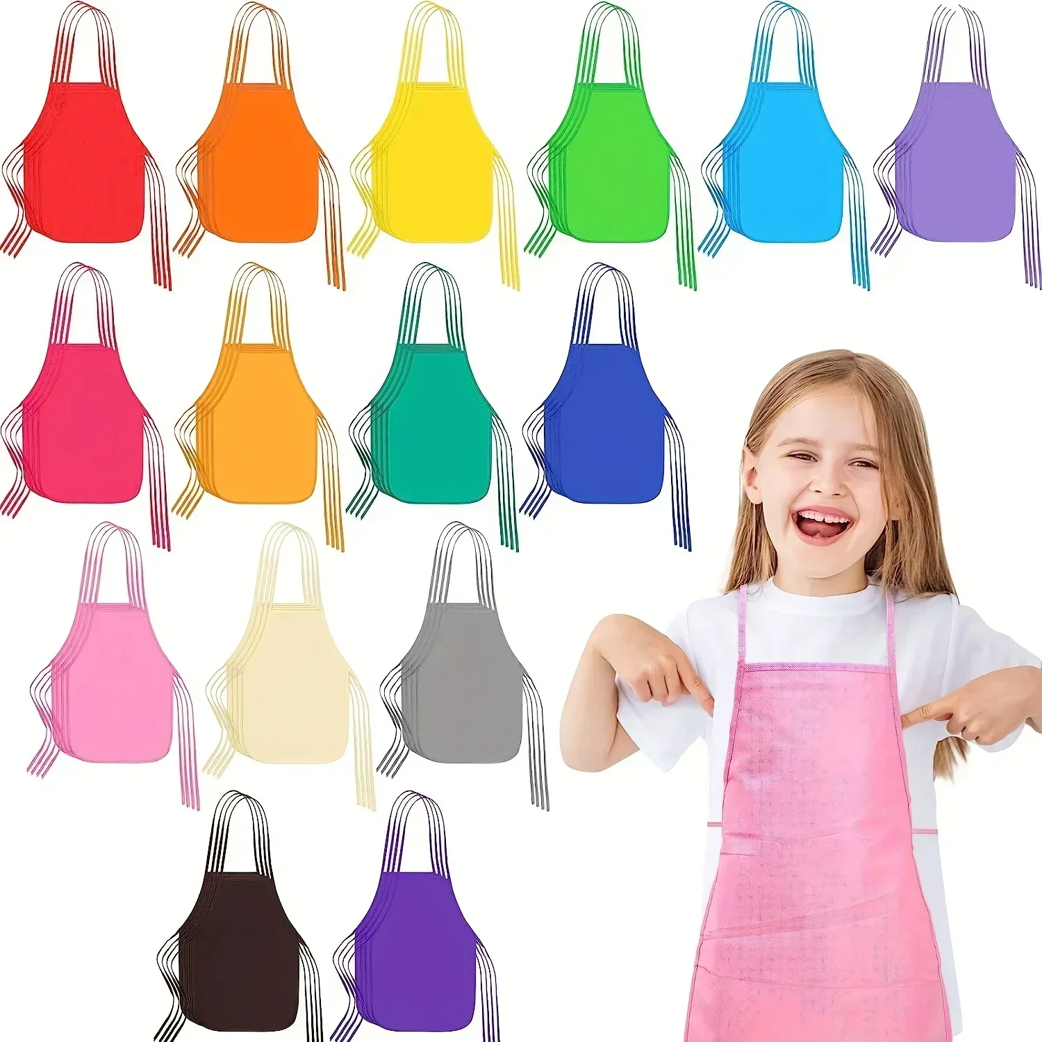 Art Craft Class - 30 Uds. Delantal de tela no