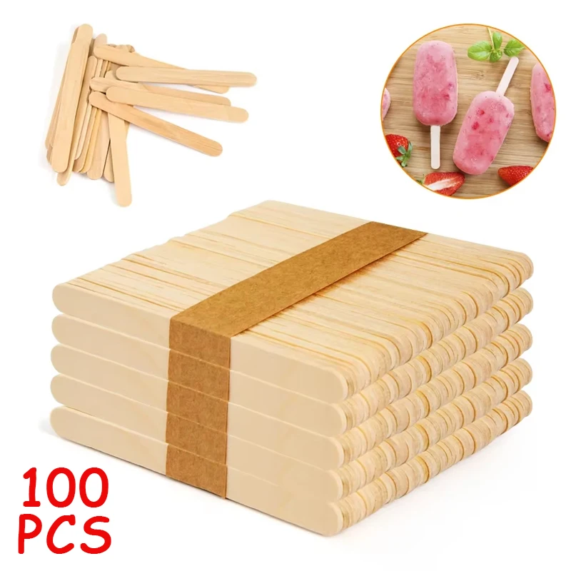 Art Craft With Ice Cream Stick - 100 Uds palitos de helado palitos