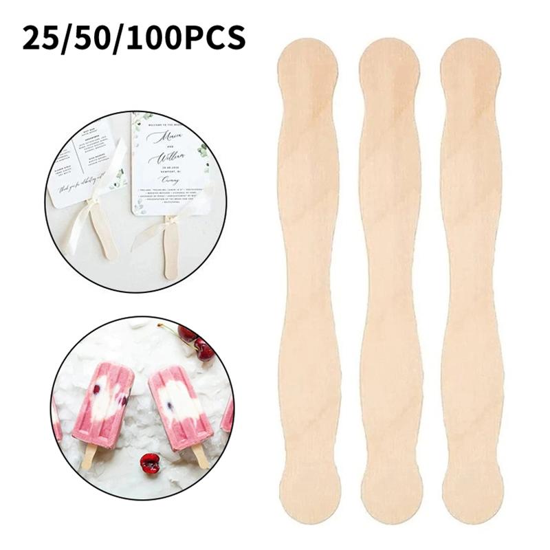 Art Craft With Ice Cream Stick - 25/50/100 palitos de madera para helado,