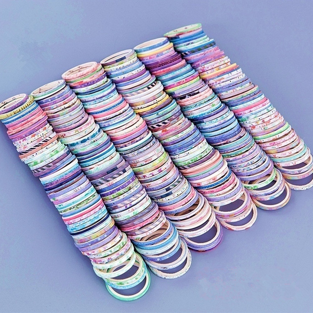Washi Tape Rolls - Juego de cintas Washi decorativas, 20/50