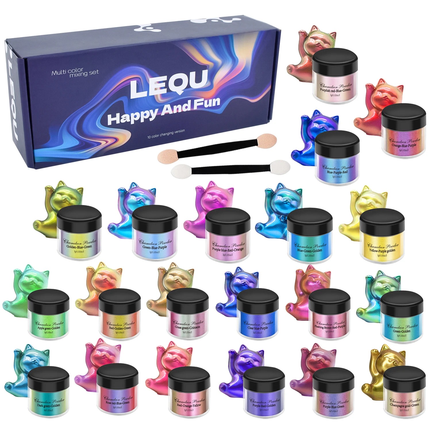 Resin Pigment Powder - Un conjunto de pigmentos en polvo
