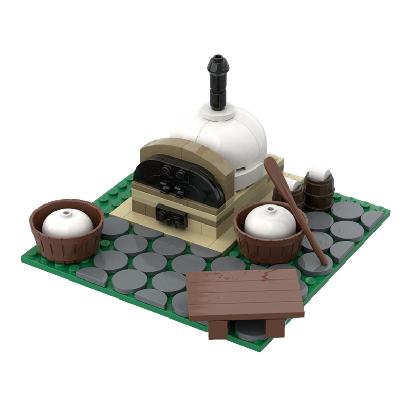 Art Craft Bakery - 115 piezas MOC, Bloques de Construcción