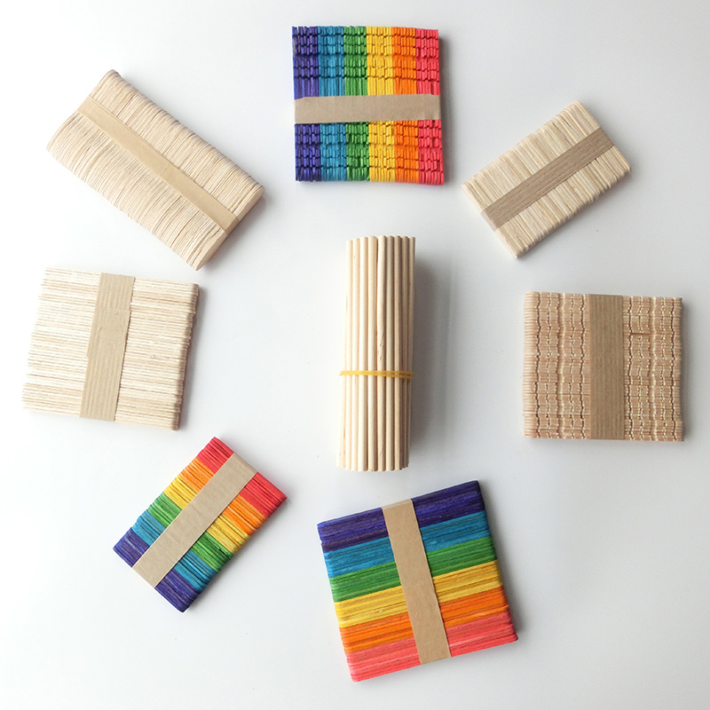 Art Craft With Ice Cream Stick - Palitos de helado para niños, 50