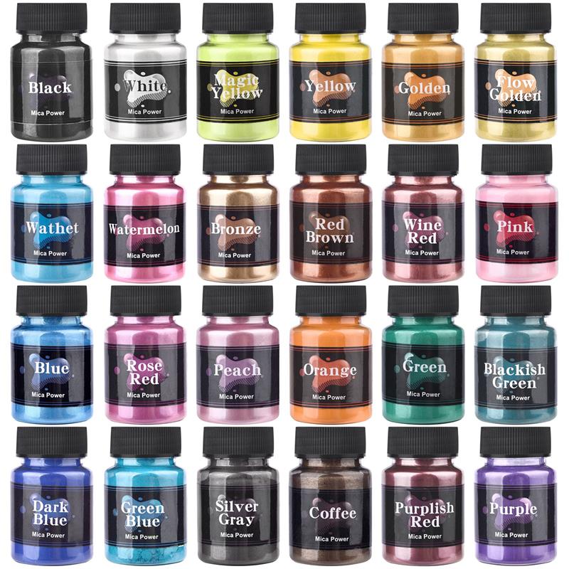 Resin Pigment Powder - Jabón Natural de Mica Mineral hecho