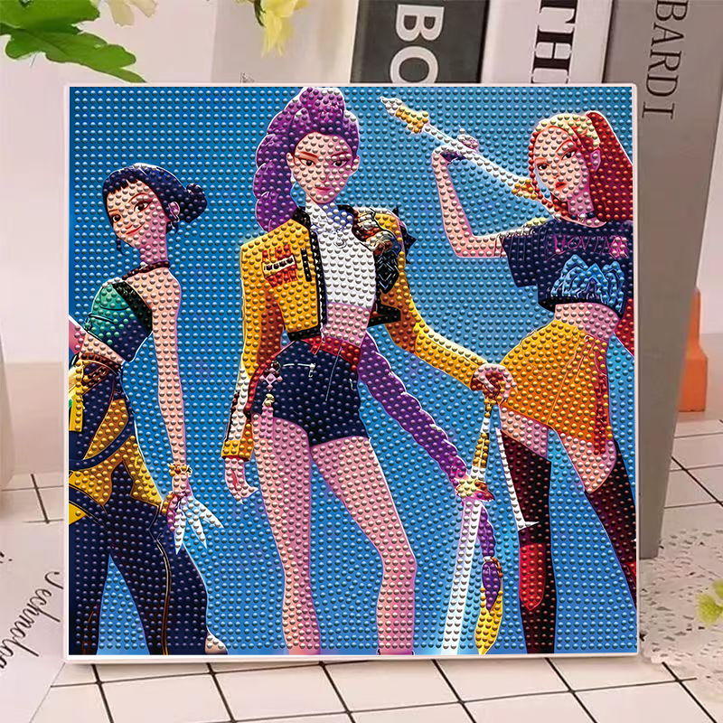 Art Craft Model - Kit de Pintura de Diamantes Anime
