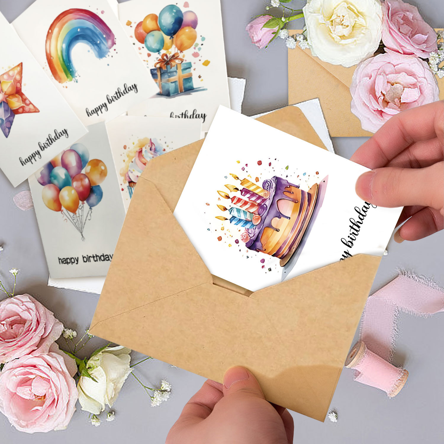 Art Craft Movement - Tarjeta de felicitación de tarjetas de