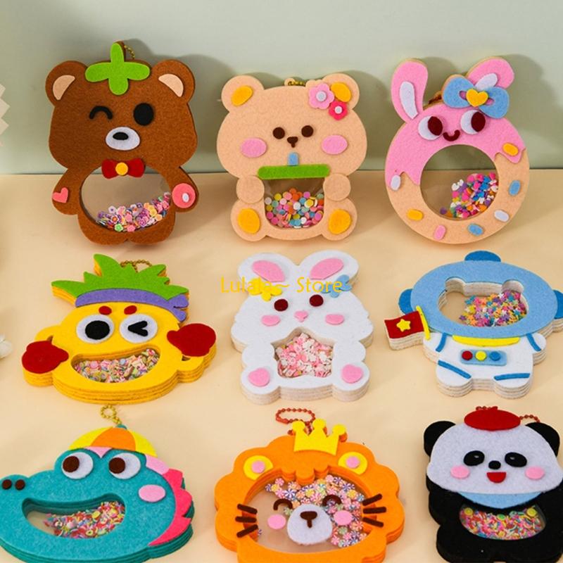 Art Craft Class - Y4QA-coctelera animales dibujos animados, colgante, juguete