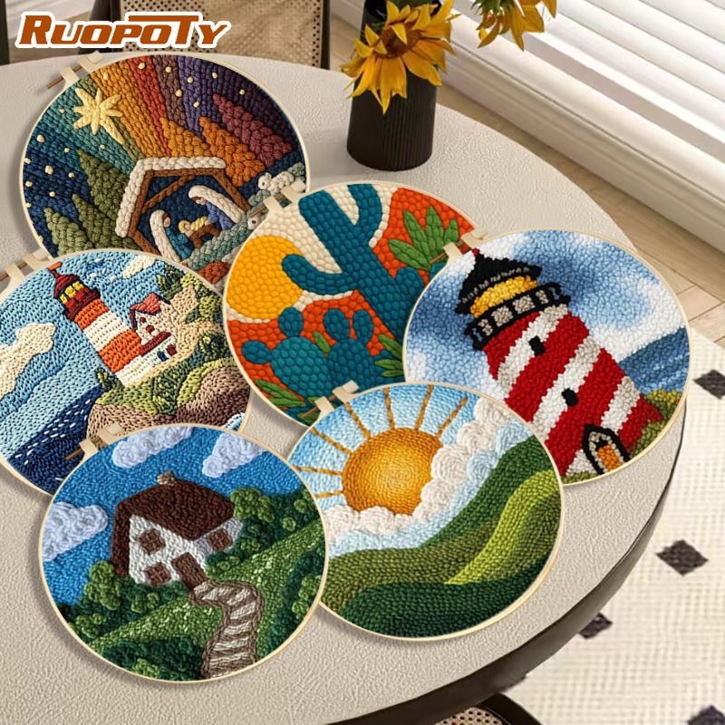 RUOPOTY Kit de punzonado con a - Art Craft Ideas For Adults reseña y precio