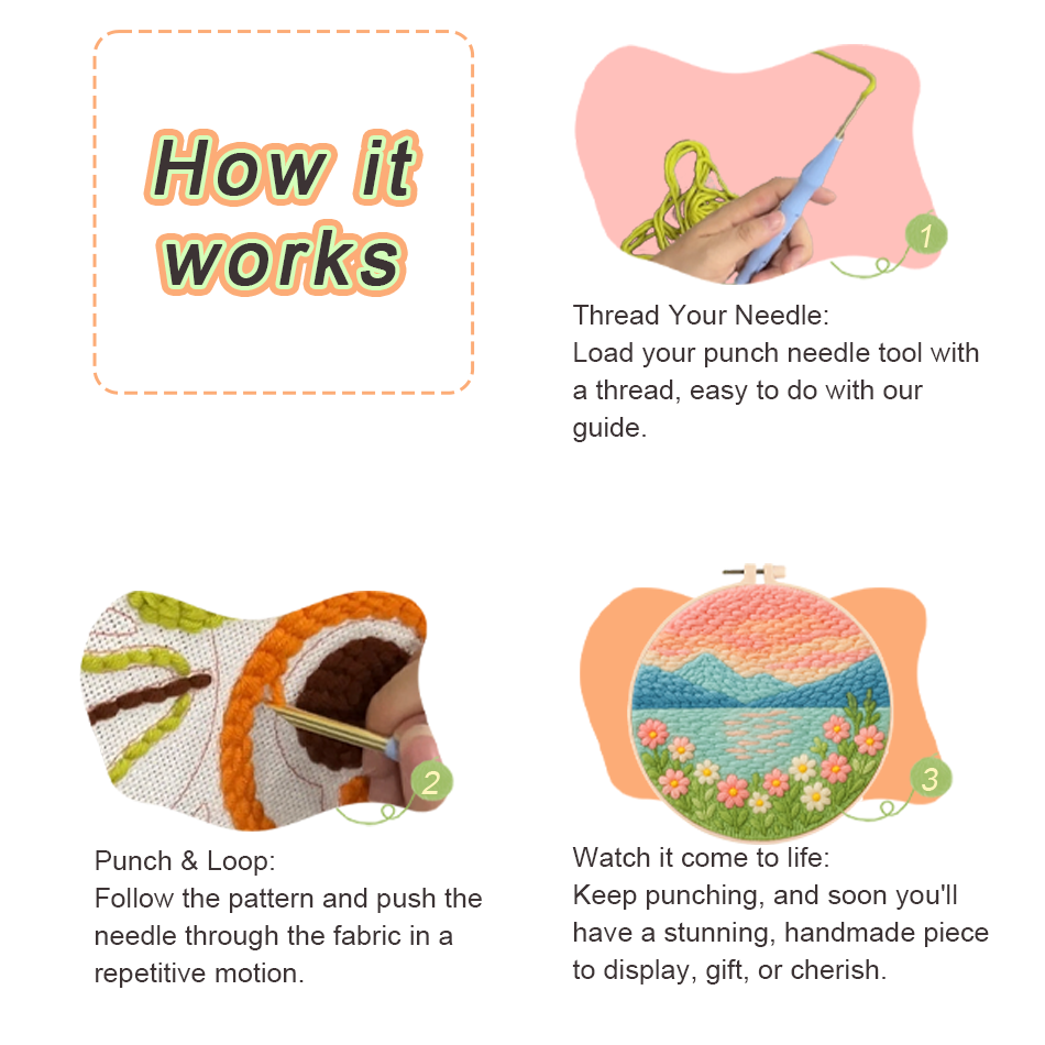 RUOPOTY Kit de punzonado con a - Art Craft Ideas For Adults reseña y precio