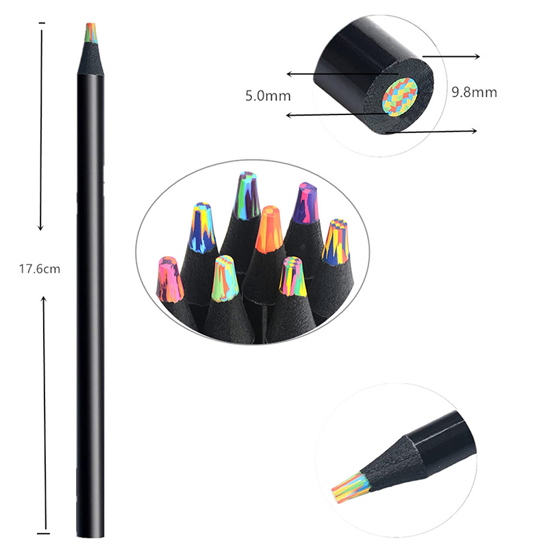 Lápices multicolores, lápices  - Art Craft Jumbo reseña y precio