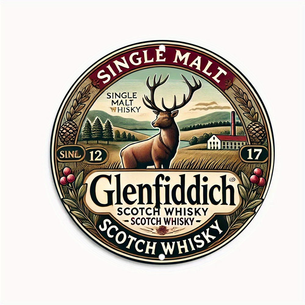 2D plano, Glenfiddich Scotch w - Art Craft Movement reseña y precio