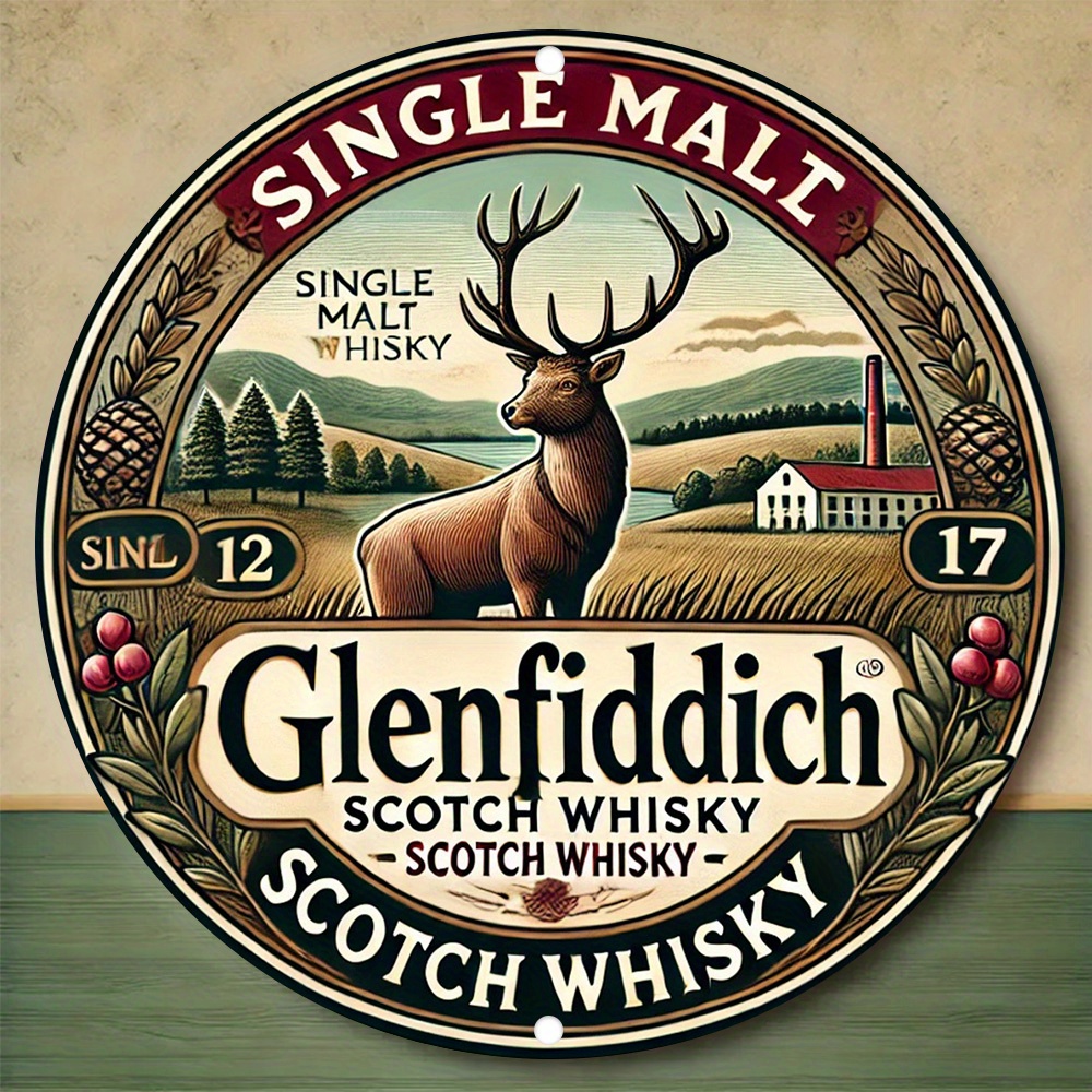 2D plano, Glenfiddich Scotch w - Art Craft Movement reseña y precio