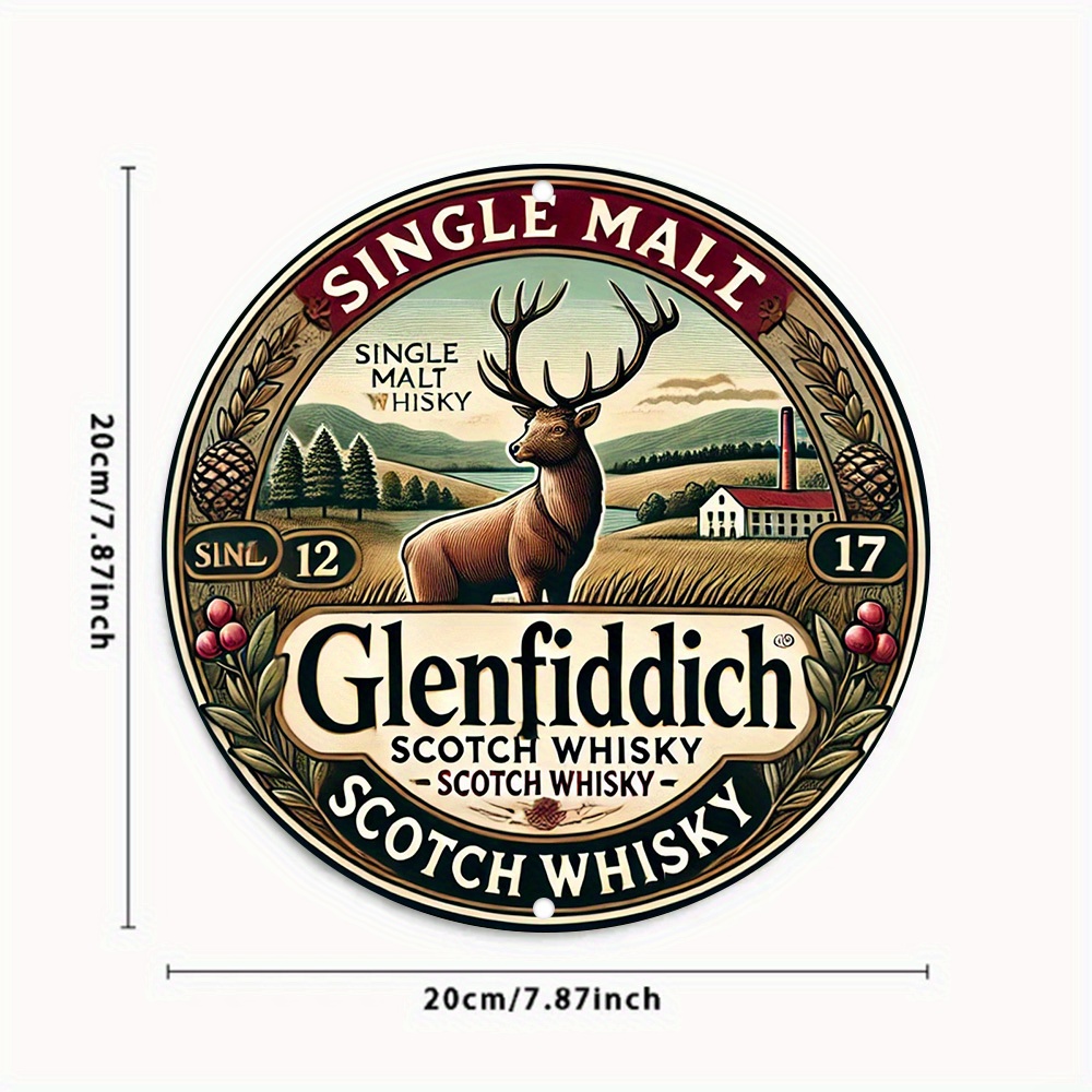 2D plano, Glenfiddich Scotch w - Art Craft Movement reseña y precio