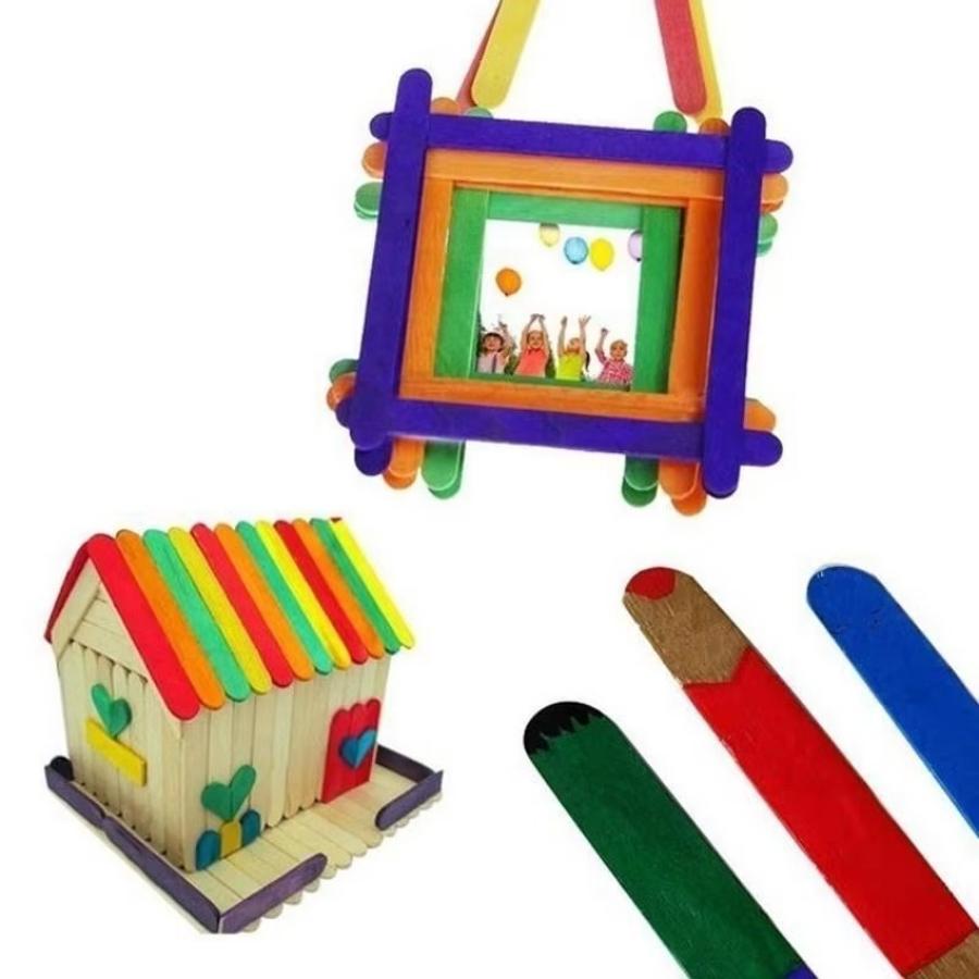 Lote de 50 Palitos de Madera d - Art Craft With Ice Cream Stick reseña y precio