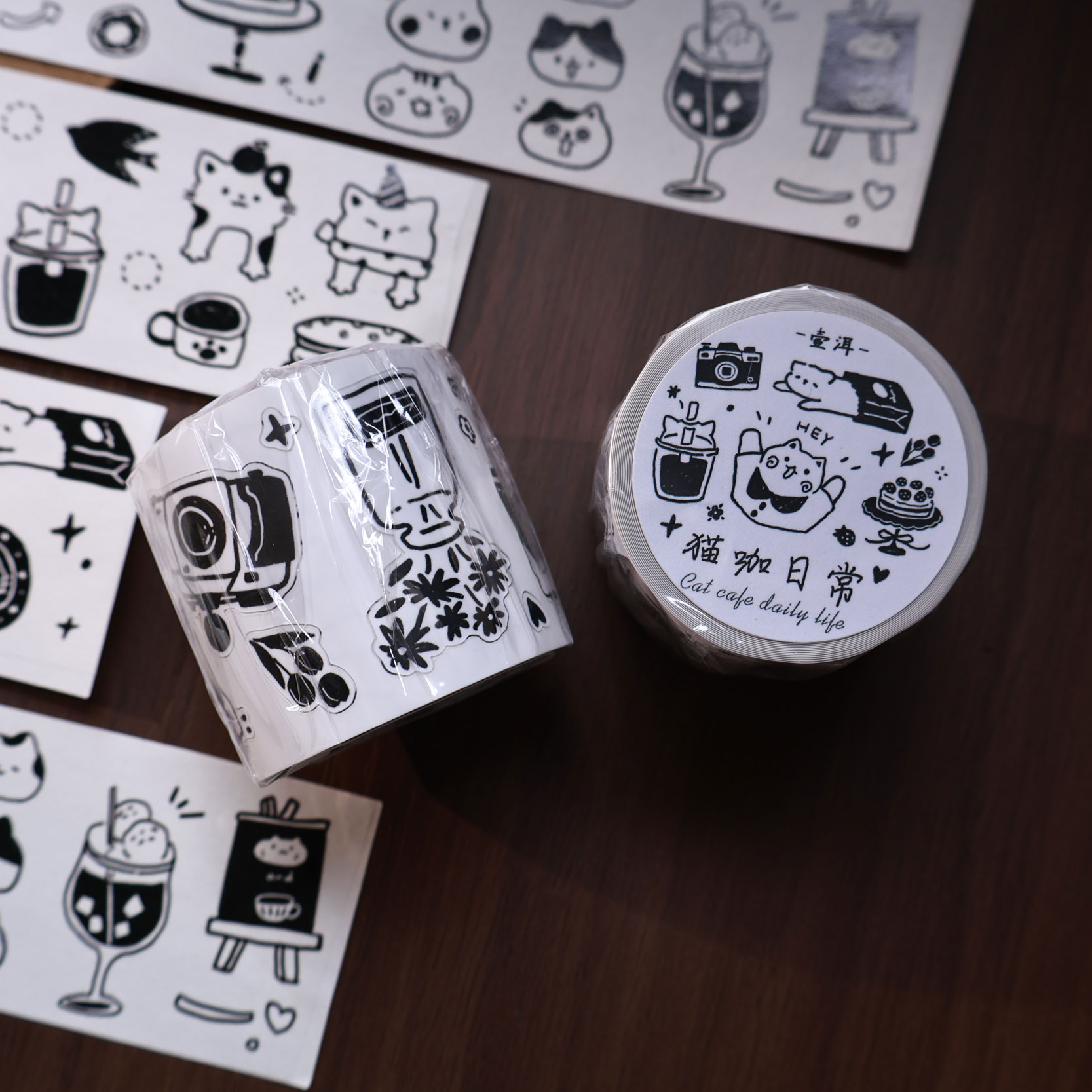 YiEr Studio Vintage diario gat - Washi Tape Rolls reseña y precio