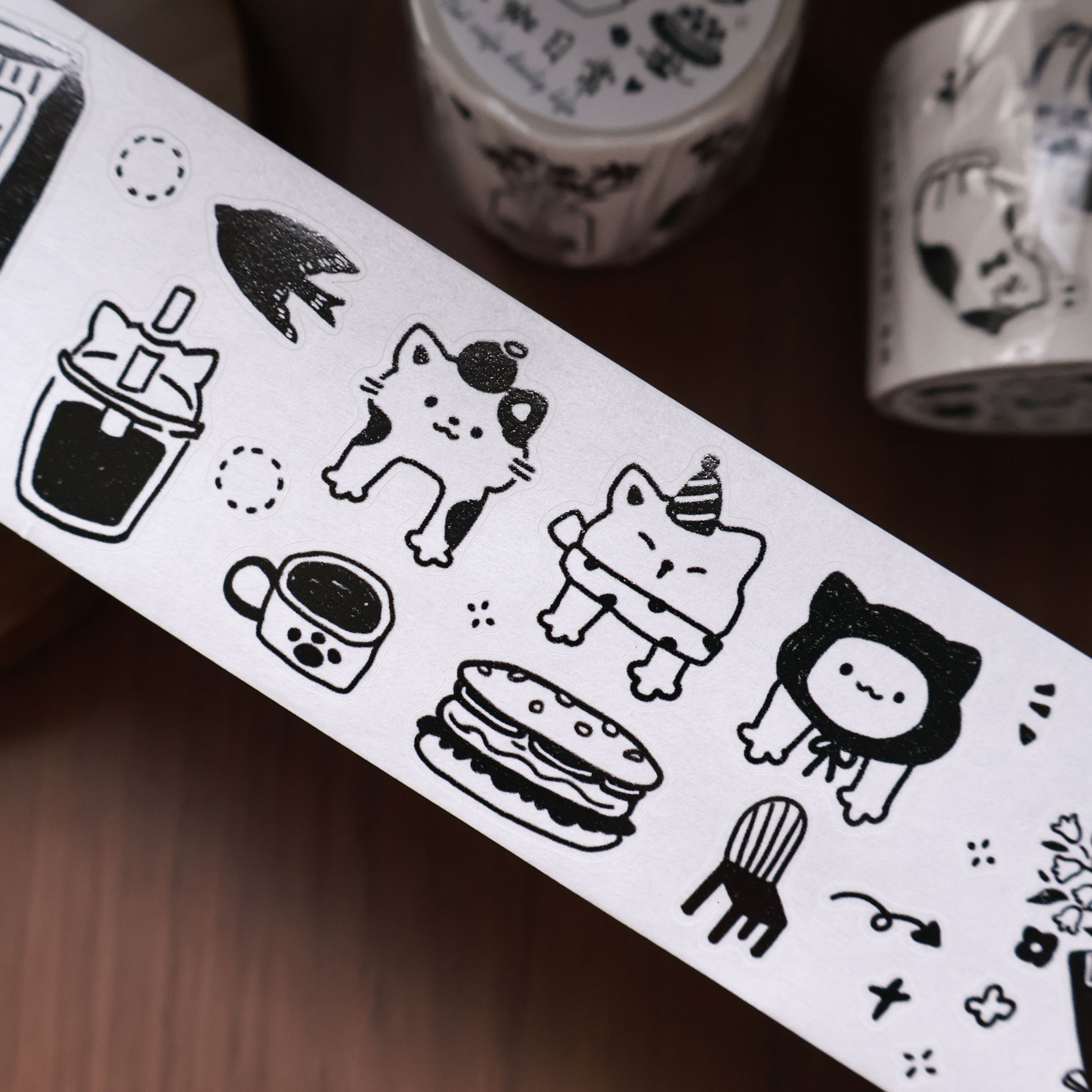 YiEr Studio Vintage diario gat - Washi Tape Rolls reseña y precio