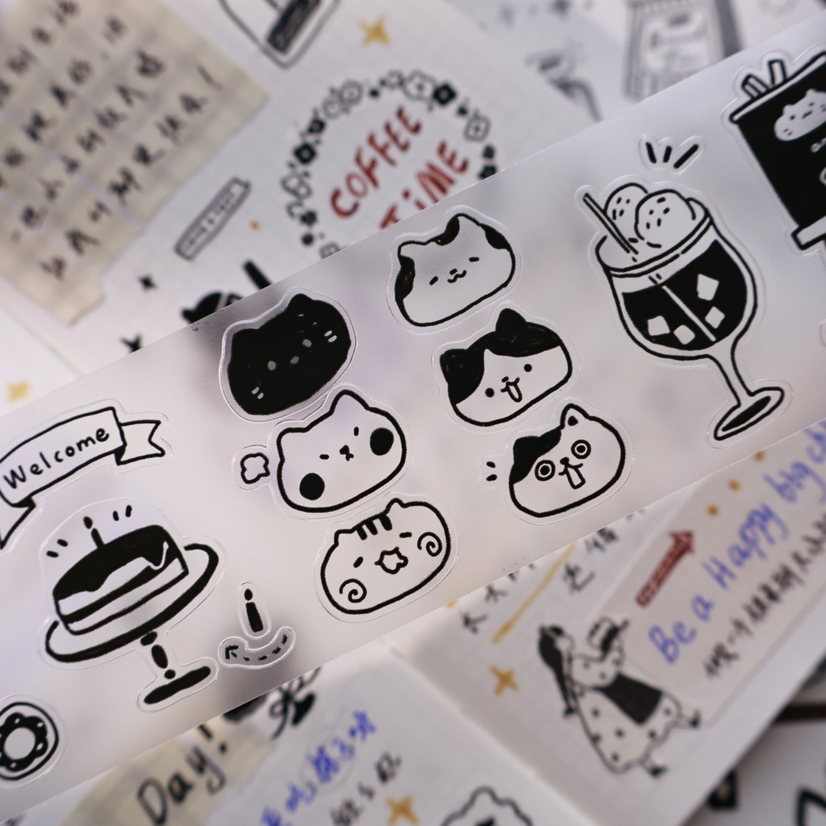 YiEr Studio Vintage diario gat - Washi Tape Rolls reseña y precio