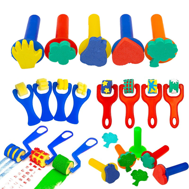 Kits de pinceles de esponja pa - Art Craft For Toddlers reseña y precio