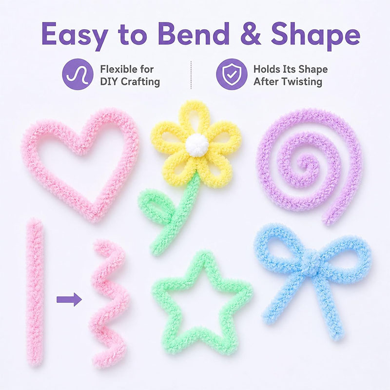 Limpiapipas de felpa jumbo de  - Art Craft Jumbo reseña y precio