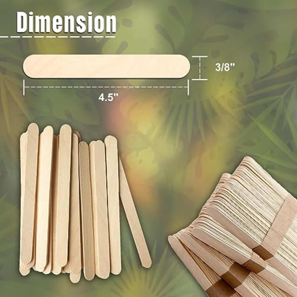 210 Palitos de Madera Natural  - Art Craft With Ice Cream Stick reseña y precio
