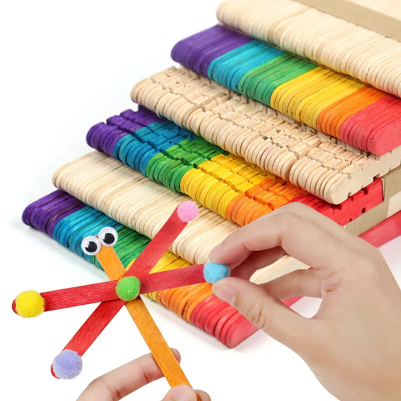 50 Uds palitos de paletas de p - Art Craft With Ice Cream Stick reseña y precio