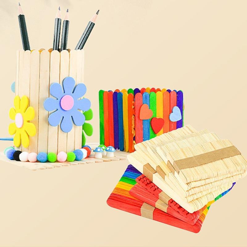 Palitos de helado coloridos de - Art Craft With Ice Cream Stick reseña y precio