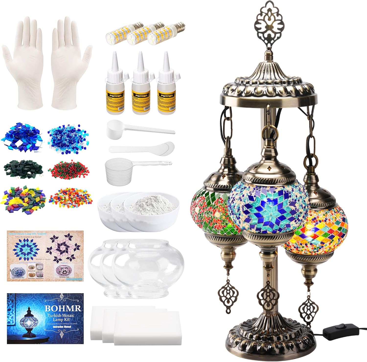 Kit de Lámpara Turca de Mosaic - Art Craft Adult reseña y precio