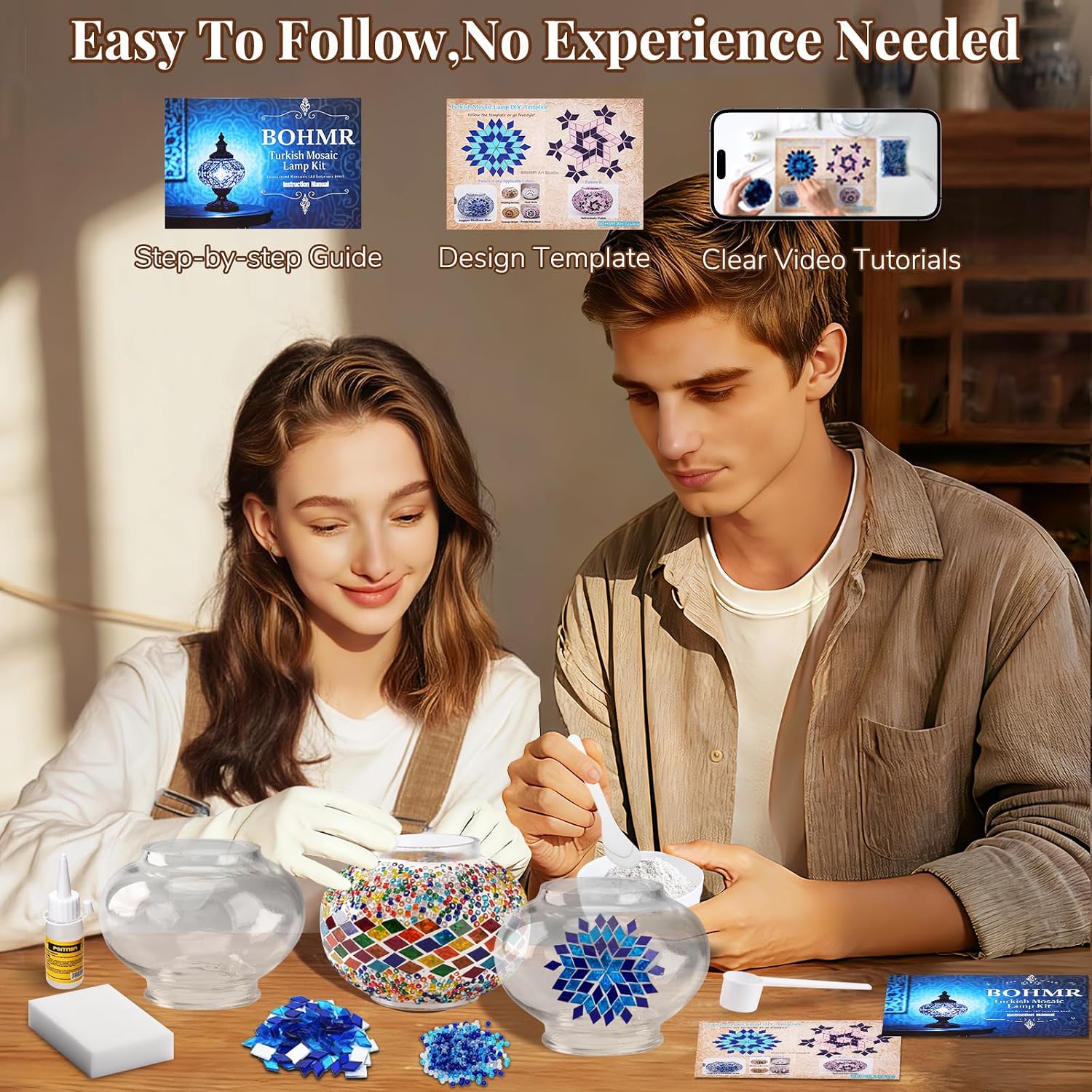 Kit de Lámpara Turca de Mosaic - Art Craft Adult reseña y precio