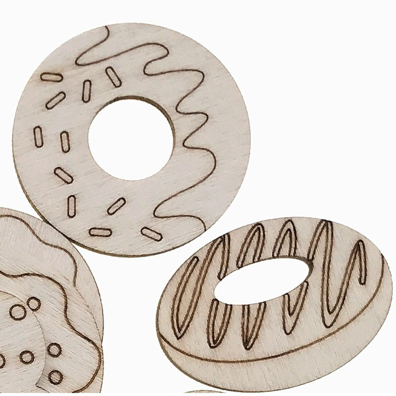 100 Uds. Recortes de madera si - Art Craft Class reseña y precio