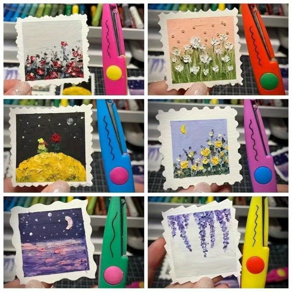 6 unids/set tijeras onduladas  - Art Craft For Toddlers reseña y precio