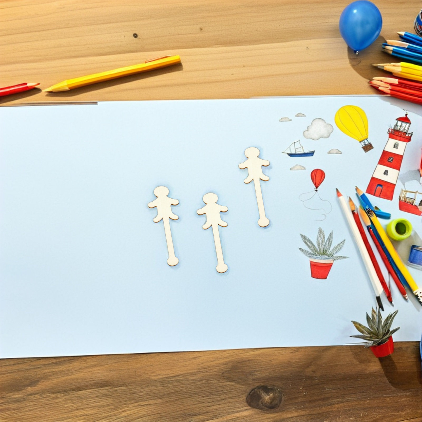 100 Palitos de Madera para Hel - Art Craft With Ice Cream Stick reseña y precio