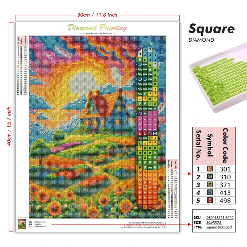 Kit de Pintura de Diamantes 5D - Art Craft Bakery reseña y precio