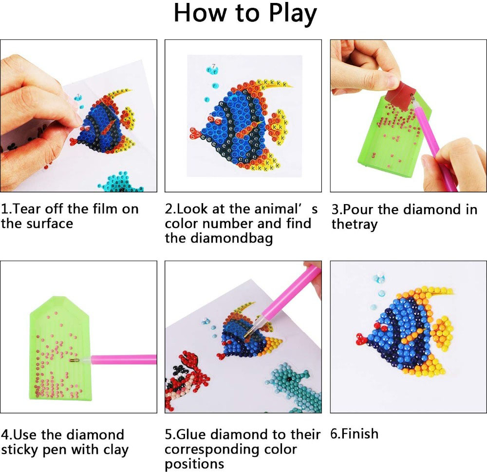 Kits de pegatinas de pintura d - Art Craft For Toddlers reseña y precio