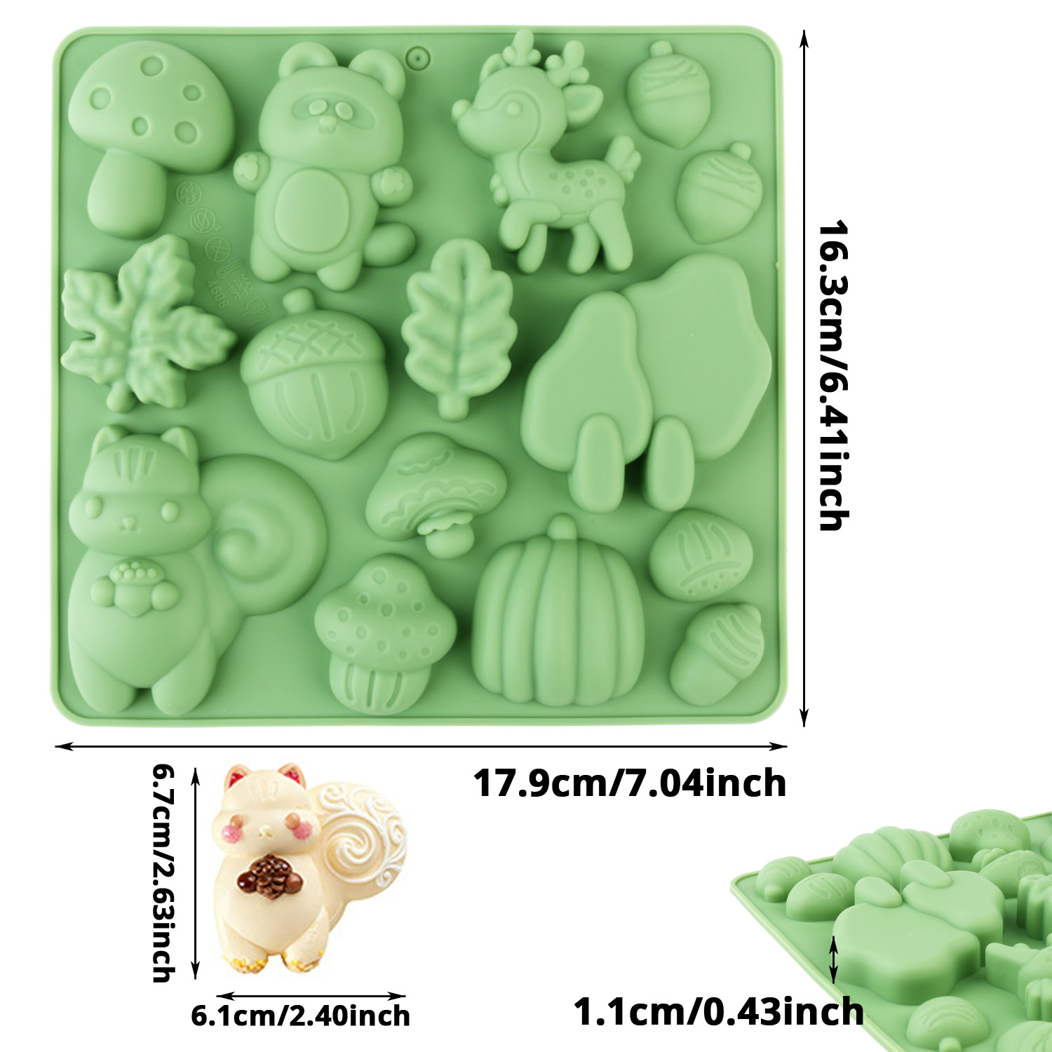 1 molde de silicona para paste - Art Craft Model reseña y precio