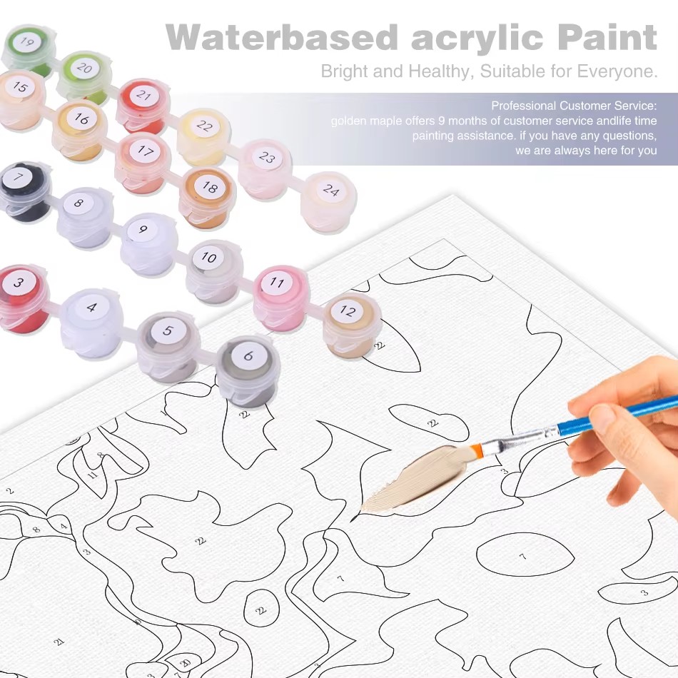 GATYZTORY-Pintura por números  - Art Craft Ideas For Adults reseña y precio