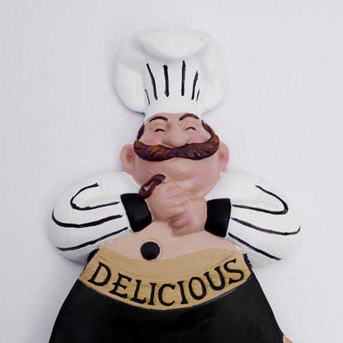 Estatuilla de Chef y pescado,  - Art Craft Bakery reseña y precio