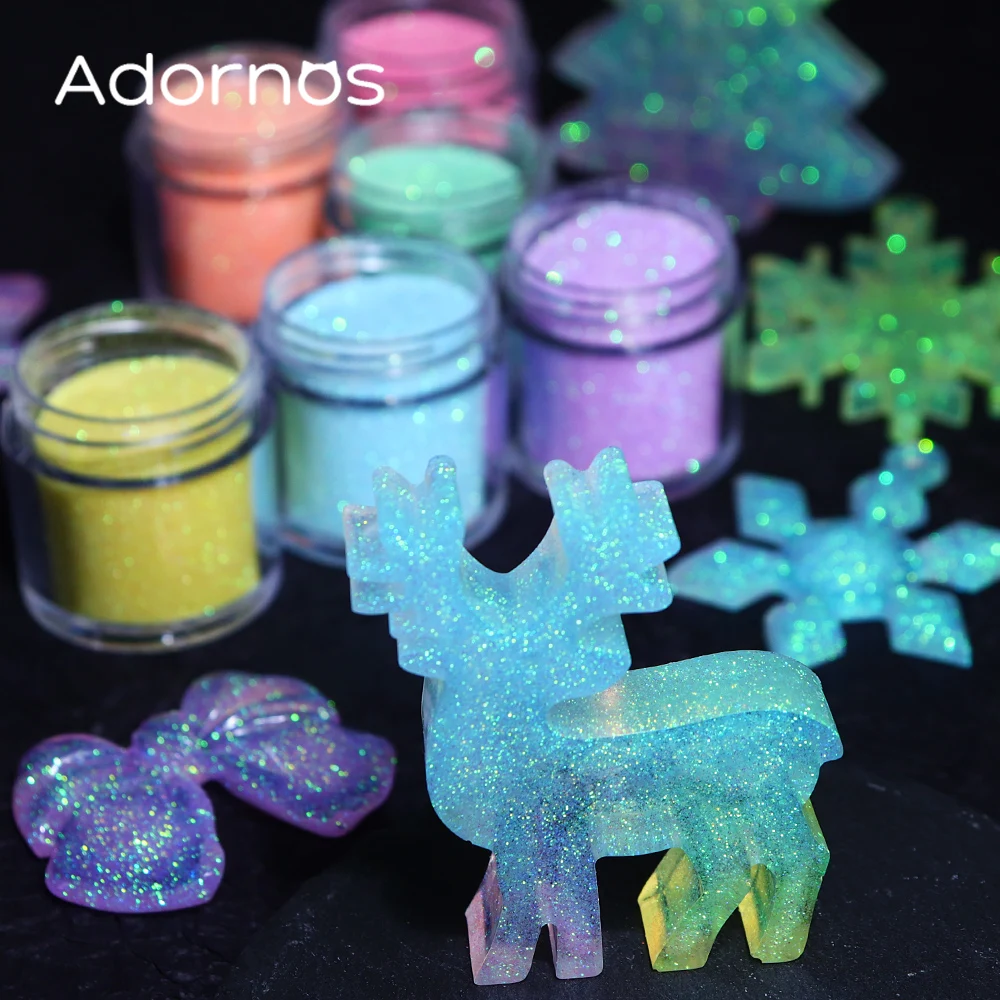 Polvo de azúcar con purpurina  - Resin Pigment Powder reseña y precio