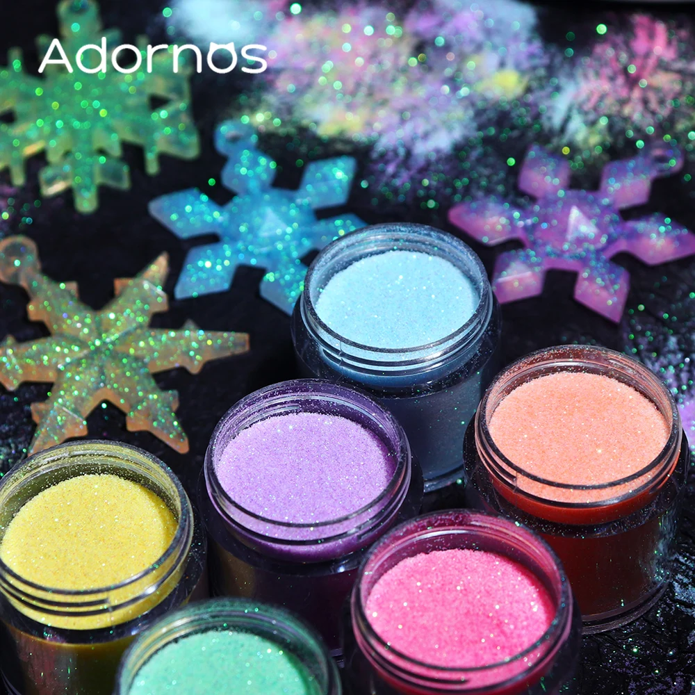Polvo de azúcar con purpurina  - Resin Pigment Powder reseña y precio