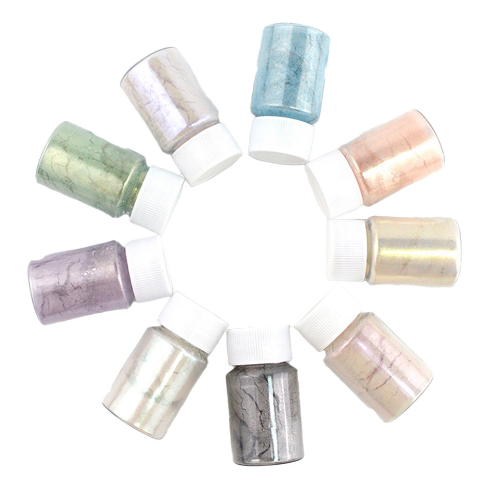 Juego de 9 Polvos de Pigmento  - Resin Pigment Powder reseña y precio
