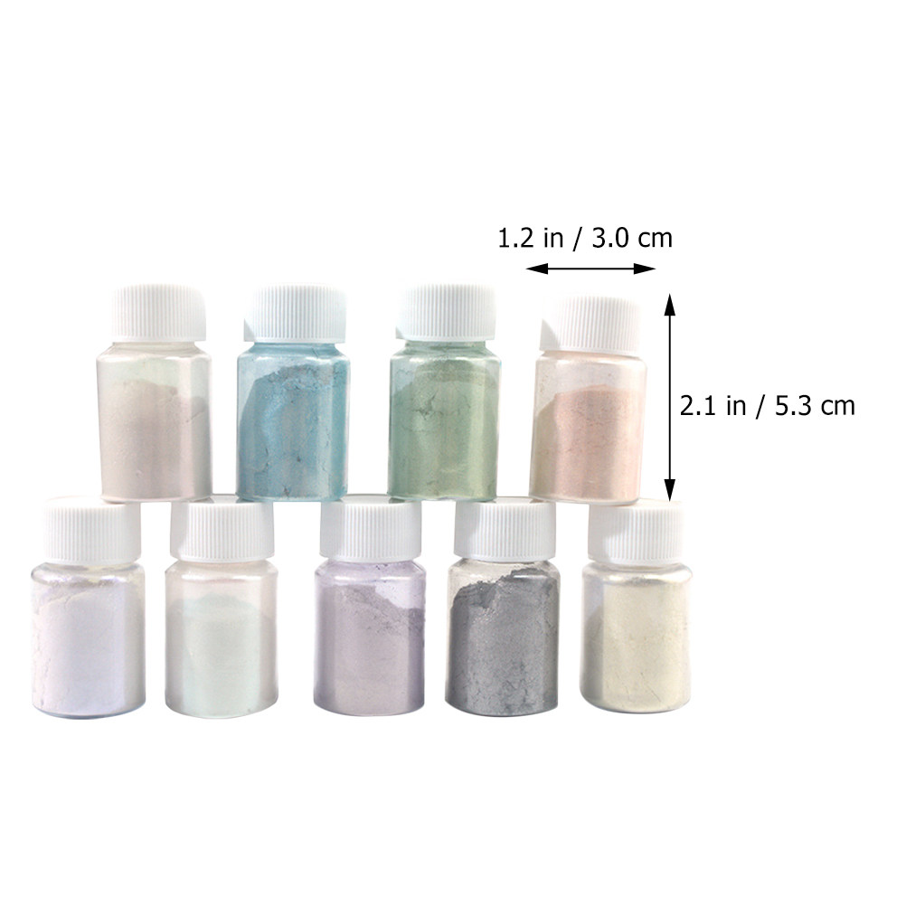Juego de 9 Polvos de Pigmento  - Resin Pigment Powder reseña y precio