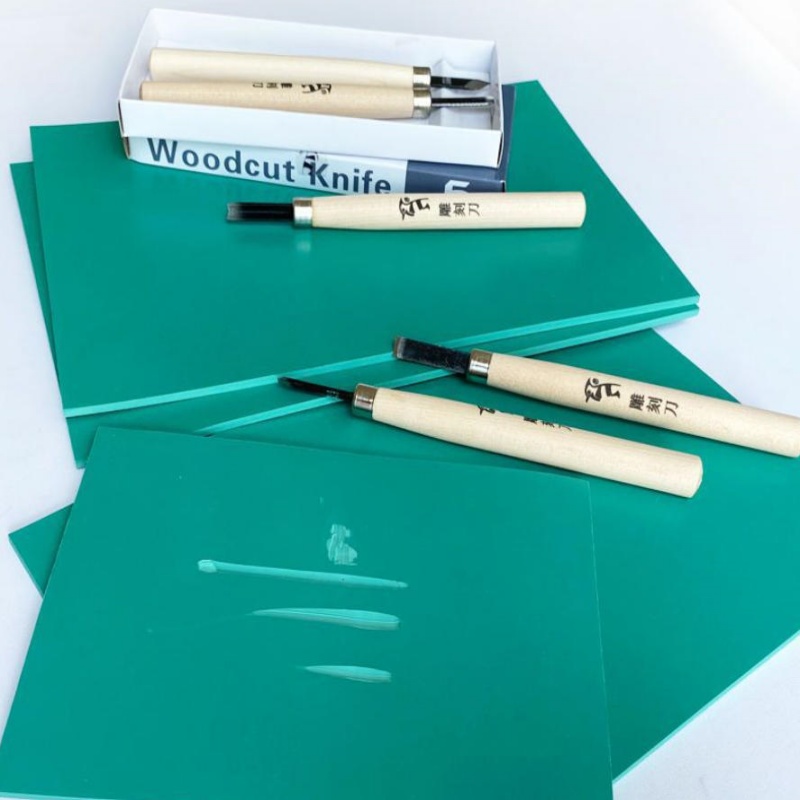 Kit de bloques de sello de imp - Lino Printing Block reseña y precio