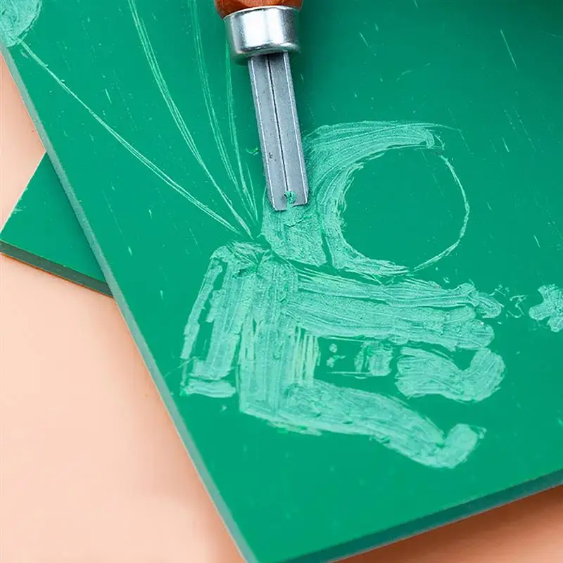 Kit de bloques de sello de imp - Lino Printing Block reseña y precio