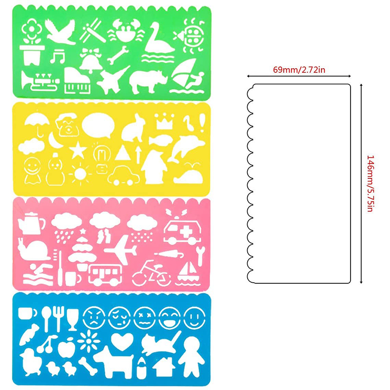 Juego de plantillas de dibujo  - Art Craft For Toddlers reseña y precio
