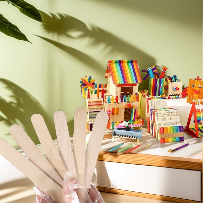 100 Uds palitos de paleta de h - Art Craft With Ice Cream Stick reseña y precio