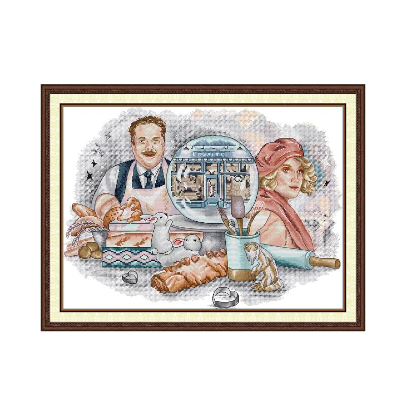 Kits de punto de cruz de panad - Art Craft Bakery reseña y precio